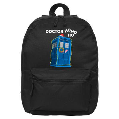 Doctor Ho Ho Ho Funny Christmas 16 in Basic Backpack
