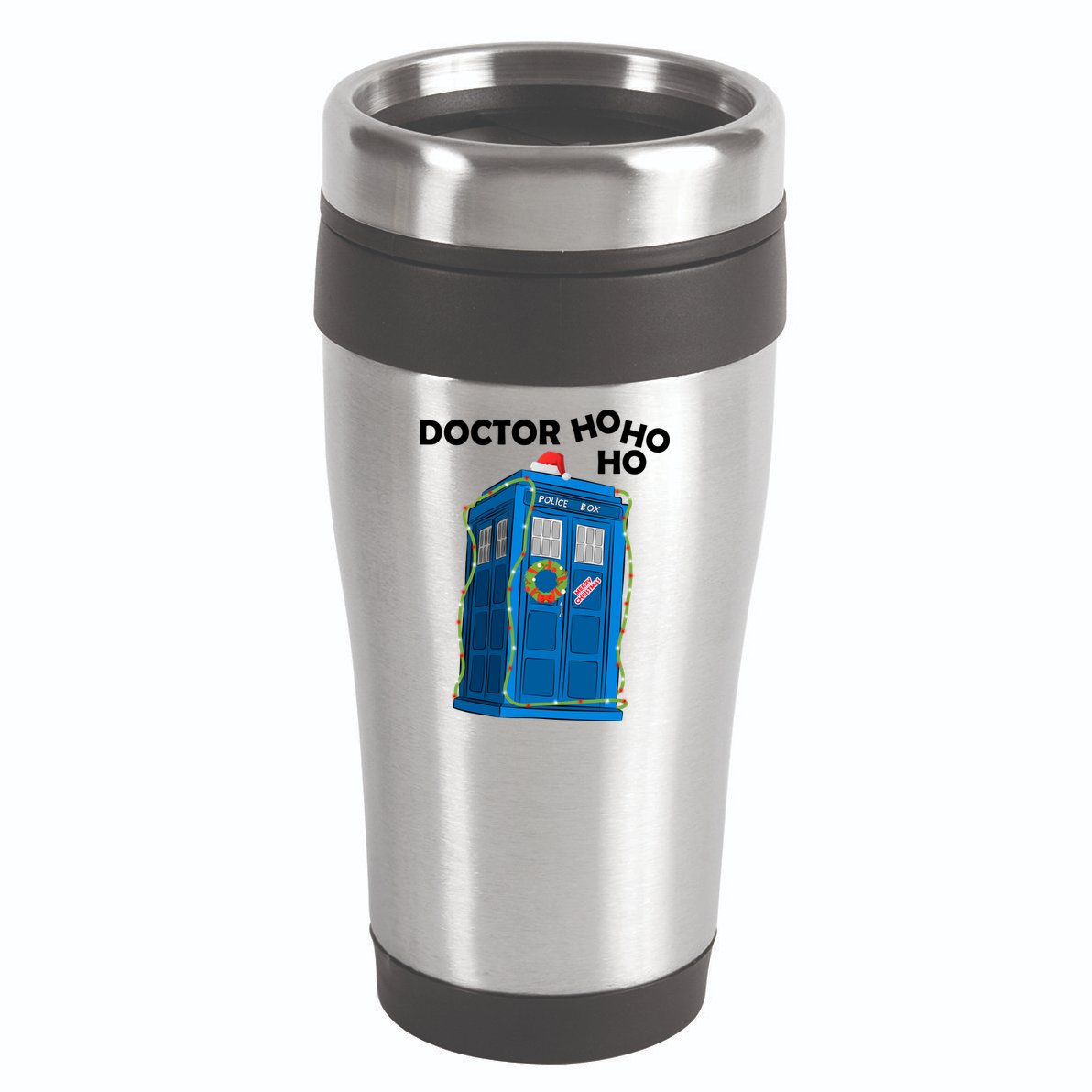 Doctor Ho Ho Ho Funny Christmas 16oz Travel Tumbler
