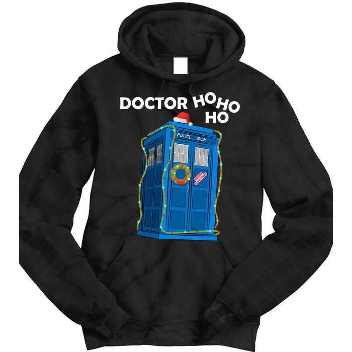 Doctor Ho Ho Ho Funny Christmas Tie Dye Hoodie