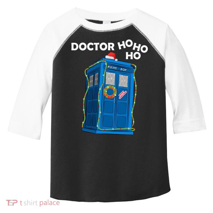 Doctor Ho Ho Ho Funny Christmas Toddler Fine Jersey T-Shirt