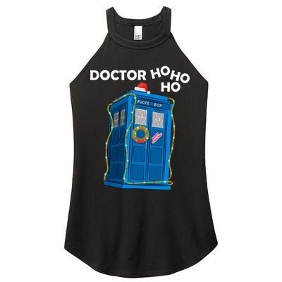 Doctor Ho Ho Ho Funny Christmas Women's Perfect Tri Rocker Tank