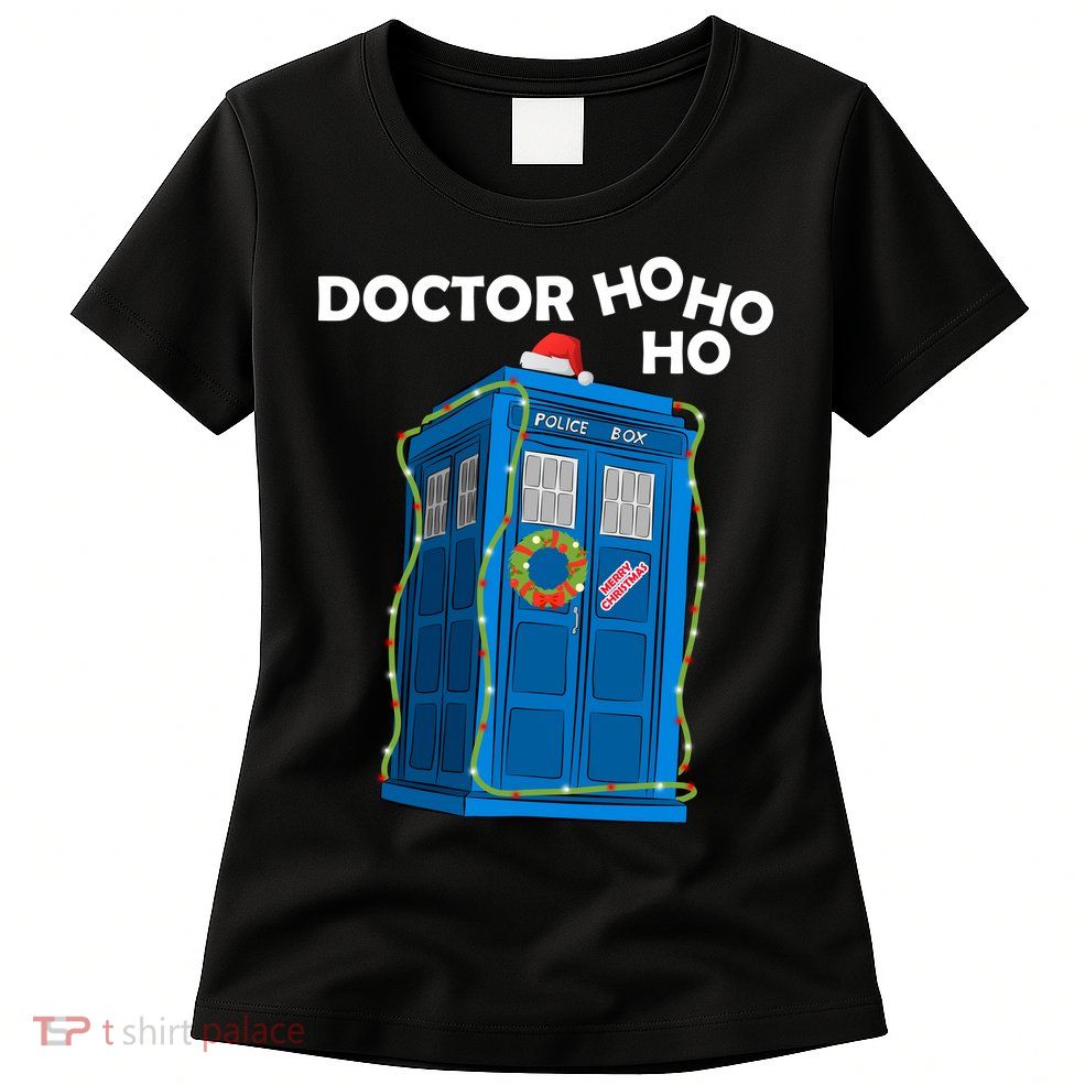 Doctor Ho Ho Ho Funny Christmas Womens T-Shirt