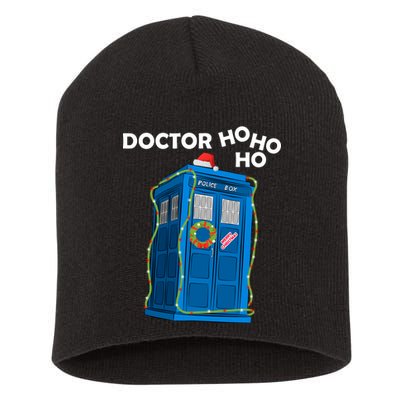 Doctor Ho Ho Ho Funny Christmas Short Acrylic Beanie