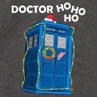 Doctor Ho Ho Ho Funny Christmas Vector Backpack