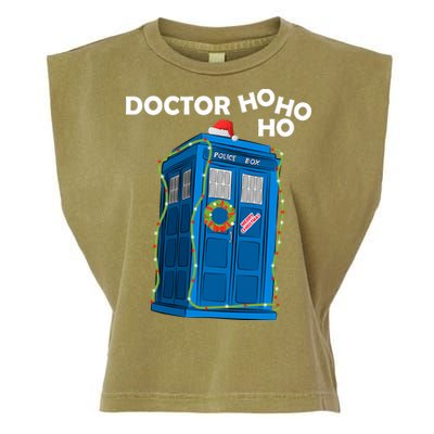 Doctor Ho Ho Ho Funny Christmas Garment-Dyed Women's Muscle Tee