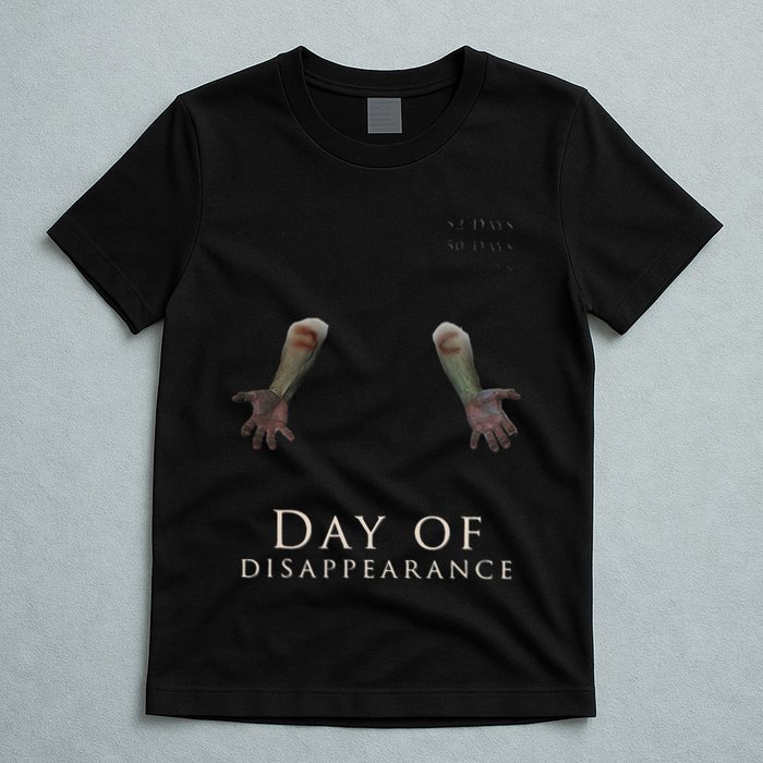 Day of Disappearance Movie Find David Hall T-Shirt