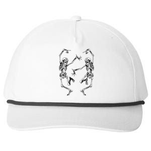 Dance Of Death Macabre Skeleton Skull Halloween Cute Gift Snapback Five-Panel Rope Hat