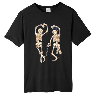 Dance Of Death Art Halloween Skeletons Dancing Scary Tall Fusion ChromaSoft Performance T-Shirt