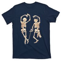 Dance Of Death Art Halloween Skeletons Dancing Scary T-Shirt