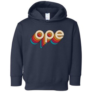 Disco Ope Toddler Hoodie