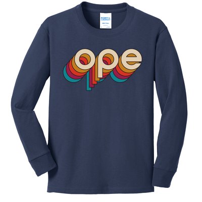 Disco Ope Kids Long Sleeve Shirt