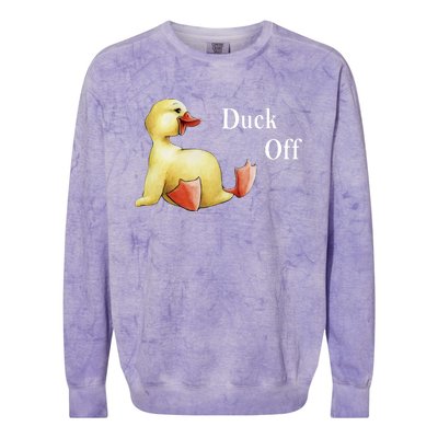 Duck Off Colorblast Crewneck Sweatshirt