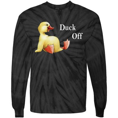 Duck Off Tie-Dye Long Sleeve Shirt