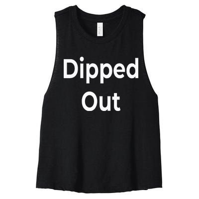 Dipped Out Women's Racerback Cropped Tank