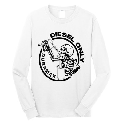 Diesel Only Duramax Lifted Truck Power Stroke Diesel Can Long Sleeve Shirt