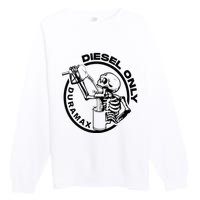 Diesel Only Duramax Lifted Truck Power Stroke Diesel Can Premium Crewneck Sweatshirt