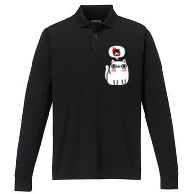 Dreaming Of Destruction Performance Long Sleeve Polo