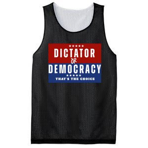 Dictator Or Democracy ThatS The Choice Mesh Reversible Basketball Jersey Tank