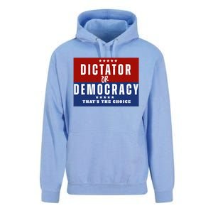 Dictator Or Democracy ThatS The Choice Unisex Surf Hoodie