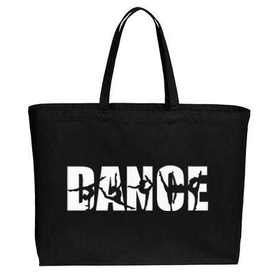 Dance Or Dancer Cotton Canvas Jumbo Tote