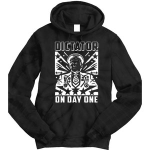 Dictator On Day One Trump Tie Dye Hoodie