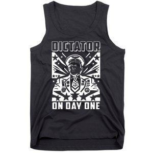 Dictator On Day One Trump Tank Top