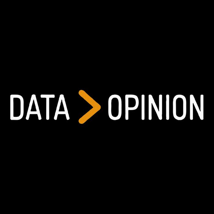 Data Opinion Data Over Opinion 7-Panel Snapback Hat