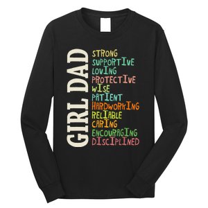 Dads Of Daughters For Dad Father Happy Fathers Day Long Sleeve Shirt