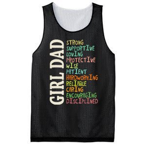 Dads Of Daughters For Dad Father Happy Fathers Day Mesh Reversible Basketball Jersey Tank