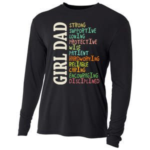 Dads Of Daughters For Dad Father Happy Fathers Day Cooling Performance Long Sleeve Crew