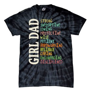 Dads Of Daughters For Dad Father Happy Fathers Day Tie-Dye T-Shirt