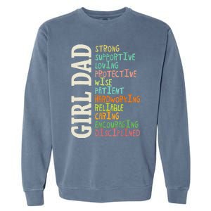 Dads Of Daughters For Dad Father Happy Fathers Day Garment-Dyed Sweatshirt