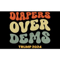 Diapers Over Dems Trump 2024 Bumper Sticker