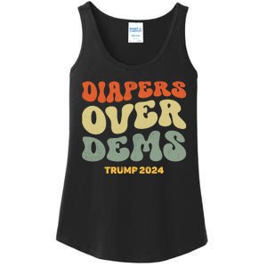 Diapers Over Dems Trump 2024 Ladies Essential Tank