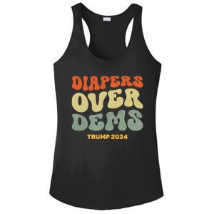 Diapers Over Dems Trump 2024 Ladies PosiCharge Competitor Racerback Tank