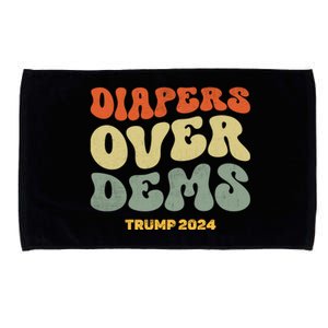 Diapers Over Dems Trump 2024 Microfiber Hand Towel