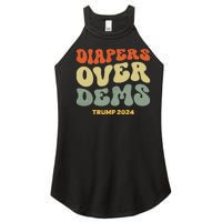 Diapers Over Dems Trump 2024 Women's Perfect Tri Rocker Tank