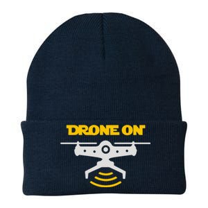 Drone On Knit Cap Winter Beanie