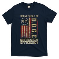 Department Of D.O.G.E 47 Goverment Efficiency Us Flag T-Shirt