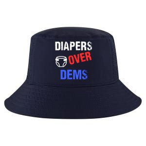 Diapers Over Dems Trump 2024 Funny Cool Comfort Performance Bucket Hat