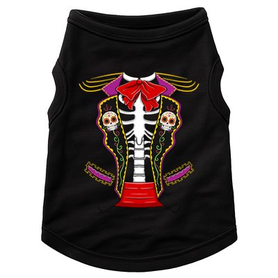 Day Of Dead Costume Halloween Matching Dia De Los Muertos Doggie Tank