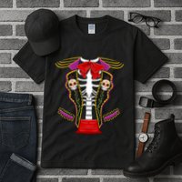 Day Of Dead Costume Halloween Matching Dia De Los Muertos Tall T-Shirt