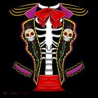 Day Of Dead Costume Halloween Matching Dia De Los Muertos City Backpack