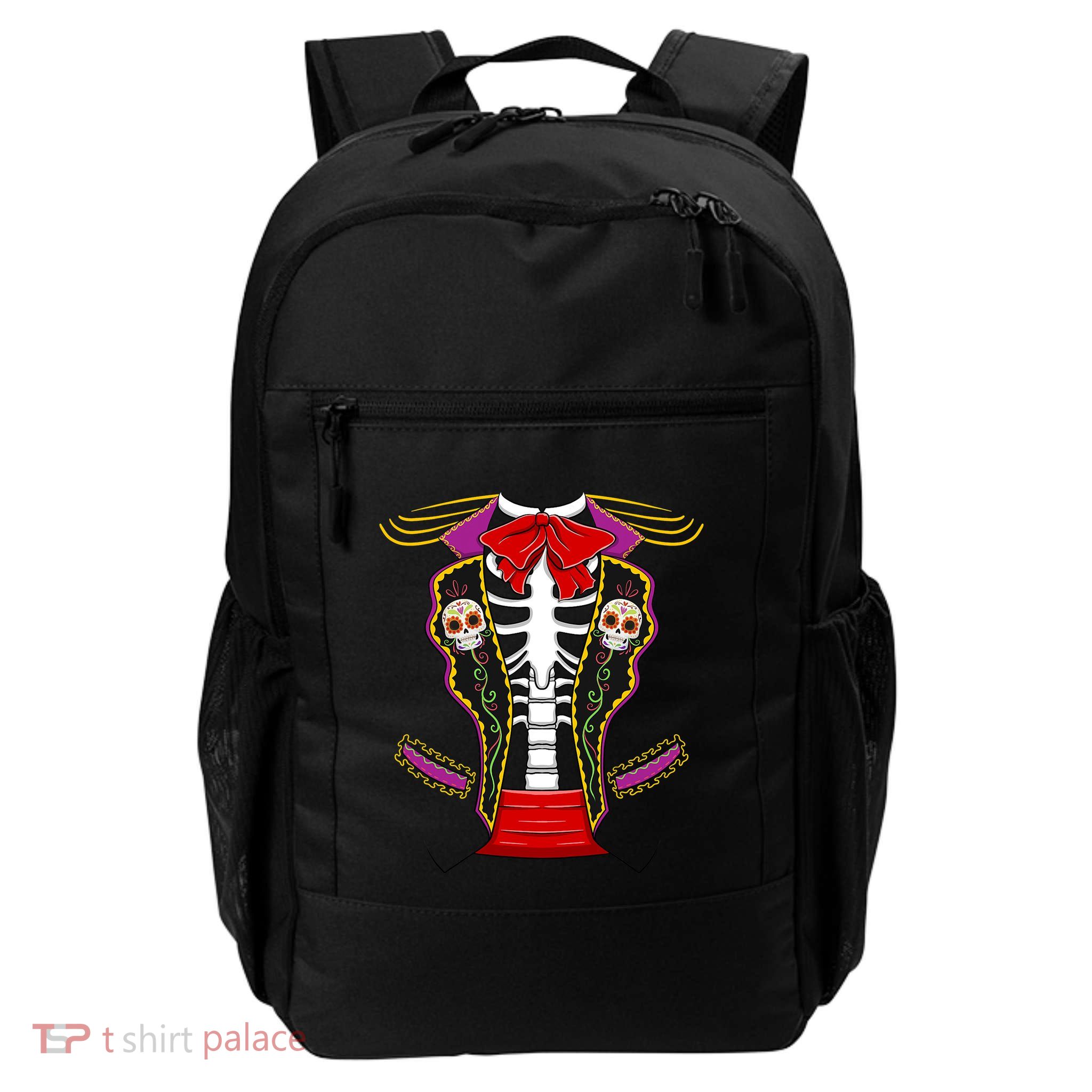 Day Of Dead Costume Halloween Matching Dia De Los Muertos Backpack