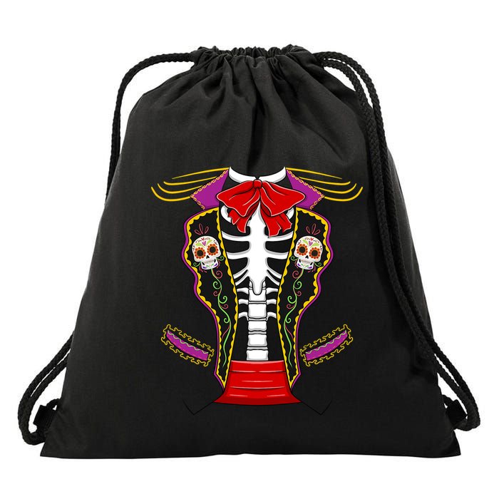 Day Of Dead Costume Halloween Matching Dia De Los Muertos Drawstring Bag