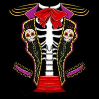 Day Of Dead Costume Halloween Matching Dia De Los Muertos Drawstring Bag