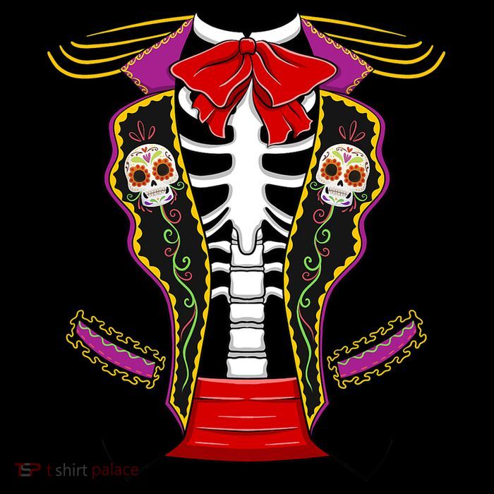 Day Of Dead Costume Halloween Matching Dia De Los Muertos Youth Performance Sprint T-Shirt