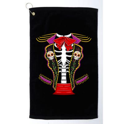 Day Of Dead Costume Halloween Matching Dia De Los Muertos Golf Towel