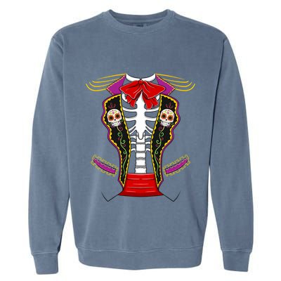 Day Of Dead Costume Halloween Matching Dia De Los Muertos Garment-Dyed Sweatshirt