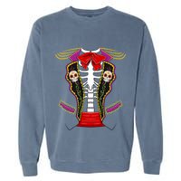 Day Of Dead Costume Halloween Matching Dia De Los Muertos Garment-Dyed Sweatshirt